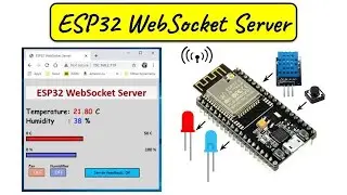 ESP32 WebSocket Server with DHT11 Sensor (part 2)