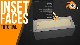 How to work with INSET FACES | Blender 2.82 | Tutorial