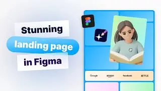 Designing a landing page with eye-catching illustrations