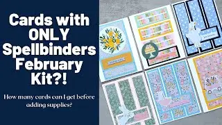 16 Cards 1 Kit | Spellbinders February 2023 Card Kit