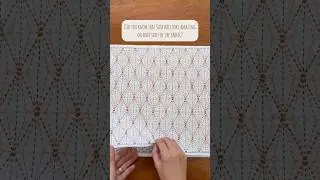 This is how Sashiko patterns look like on the back💕 