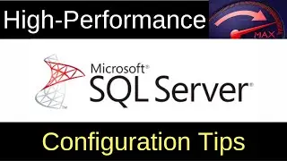 Install High-Performance SQL Servers