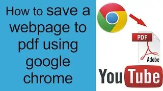 How to convert webpage to pdf chrome free without online