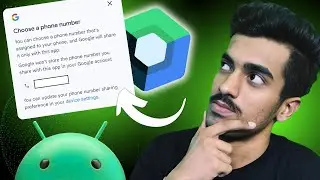 Phone Number Hint functionality complete implementation in Jetpack Compose | Google Auth APIs
