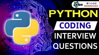 #1 Python Coding Interview Questions I Top Python Coding Interview Questions I KSR Datavizon