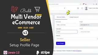 #43. Seller - Setup Profile Page