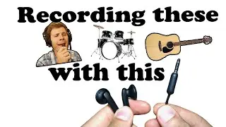 Crappy Mic Challenge #1 - Earbud Mic - Recording a Full Song