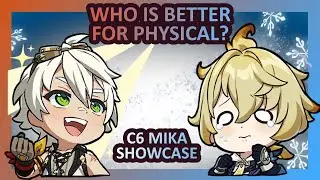 C6 Mika Showcase with Eula and Razor, plus Mika Review | Genshin Impact Showcase