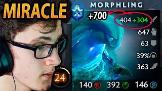 How MIRACLE Morphling gets +700 DAMAGE with NO Rapier — 7.33 OP Hero