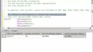 Group By Part 2: Null Handling and Count