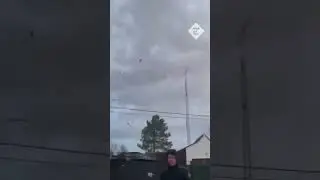Belgium: severe tornado tears through town sending debris skywards