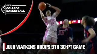 JuJu Watkins IS 👏 THAT 👏 GIRL 👏 Dropping her 9th 30-PT GAME 👑 | ESPN College Basketball