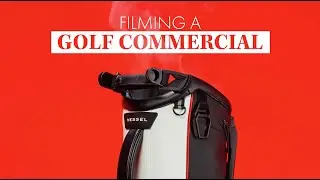 Filming a Golf Bag Commercial in Studio | We Wanted it to Look Like 🔥