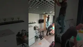 DIY. сборная реечная перегородка, монтаж.