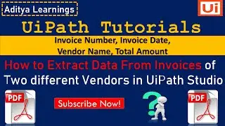 How to extract data from PDF using REGEX in UiPath| RPA| #rpalearners