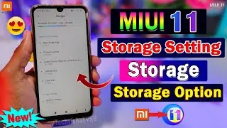 MIUI 11 Features Storage Settings | MIUI 11 Storage Option | How to check Storage in MIUI 11