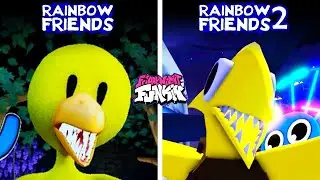 RAINBOW FRIENDS YELLOW OLD vs NEW - Friday Night Funkin' (RAINBOW FRIENDS CHAPTER 2)