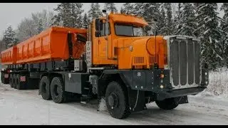 Грузовик ТОНАР 7502 Гигантский Франкенштейн среди грузовиков