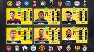 DLS 22 | BEST PLAYERS FROM EVERY CLUB (ft Messi, Ronaldo, Lewandowski, etc)