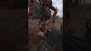 The water gave him away in Stalker Gamma. 