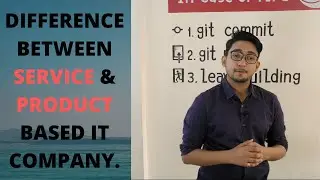 Difference between service and product based IT company.