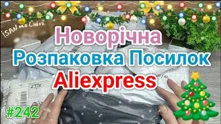 №242 🎄 Новорічна Розпаковка Посилок з Aliexpress ! Остання Розпаковка в 2023 році !