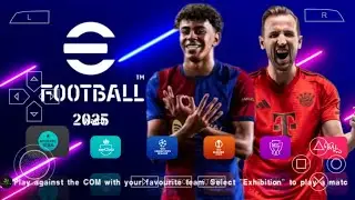 eFootball PES 2025 PPSSPP Camera Origin PS5 New Update Kits 2024/25 & Transfers Best Graphics