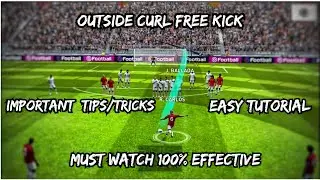 Outside Curler Free Kick pes 2021| how to perform outside Curler Free Kick in pes 2021| 