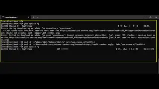 how to fix Errors during downloading metadata for repository appstream centos Linux