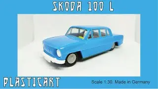 Игрушка ГДР Skoda 100 L 1:30 /  DDR Toy Skoda 100 L  #car #skoda #cars #skoda100 #plasticart #ddr