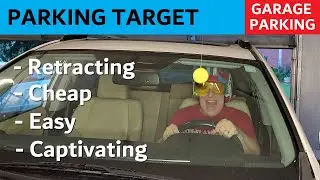 Retracting Parking Target - Cheap Garage Fun