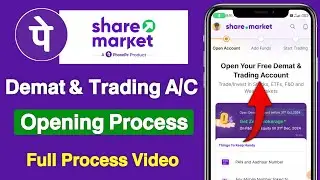 Phonepe share market account opening | How to open phonepe share market account