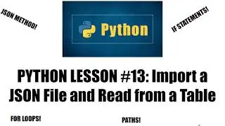 How to Import a JSON File and Read from a Table Within that JSON File
