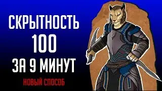 Skyrim - SECURITY 100 in 9 minutes! NEW WAY!