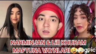 🤣Lill KHURAM //NARMINJAN🥰MAFTUNA//TIKTOK//VIDEOLAR//TOPLAMI