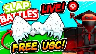 Waiting for the NEW Slap Battles UGC UPDATE LIVE! 🔴 (Snow Peep with Wings!)
