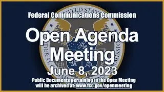 Open Commission Meeting - June 2023