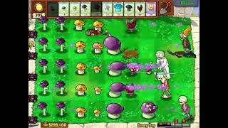 Plants Vs. Zombies: Sunny Day (Hidden) Mini Game Only With Shrooms