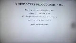 Chuck Lorre Productions, #350/Warner Bros. Television (2011)