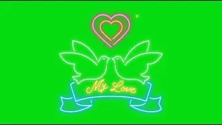Top 10 Neon Valentine Green Screen VFX Effects