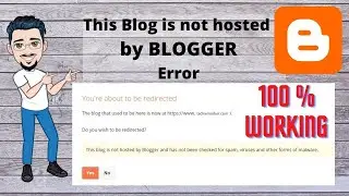 This blog is not hosted by Blogger and has not been checked for spam, viruses Error 100 % SOLVED
