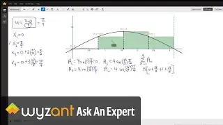 Based on picture of the graph of 4 sin(x) evaluate a Riemann sum with 4 sub-intervals (left endpts)