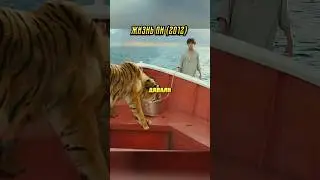 Оказался посреди океана в шлюпке с бенгальским тигром😱🐯 