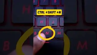 🔥 Fastest Way to Create a Folder! | Ctrl + Shift + N 