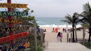 A spring walk along Barra da Tijuca in Rio de Janeiro, from Post 5 to Post 3