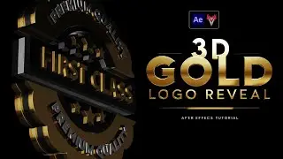 After Effects Tutorial: How to create a 3D Gold Logo Reveal Animation - Element 3D