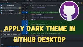 How to Apply Dark Theme in GitHub Desktop: Easy Step-by-Step Guide