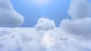 3166  - Cloud Sky Fly drone Logo Reveal animation intro opener