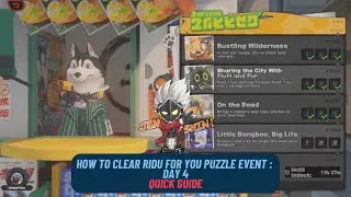 How to Clear Ridu For You Puzzle Event : Day 4 - Quick Guide | Zenless Zone Zero