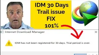 how to reset IDM internet download manager trial period after 30 days to life time